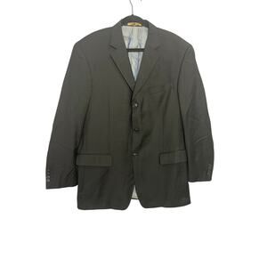 Giorgio Cosani Pinstripe Wool & Cashmere Blazer Suit Jacket 46 Long Professional